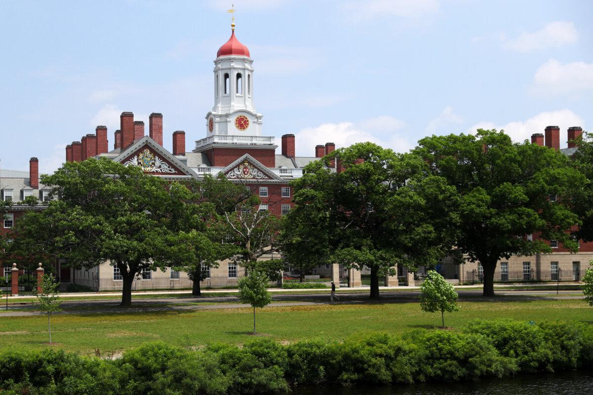 The campus of Harvard University in Cambridge, Mass., on July 8, 2020. (Maddie Meyer/Getty Images)