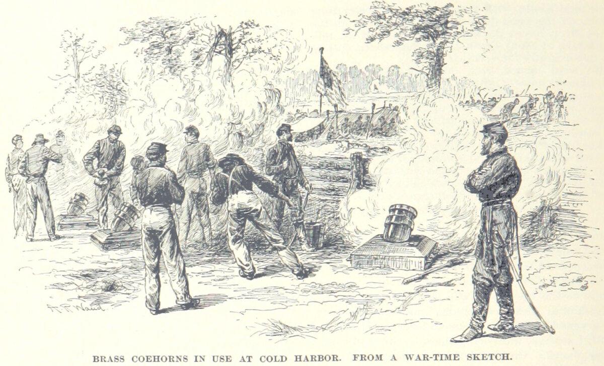 Depiction of the Battle of Cold Harbor, where Albion Brooks fell. (Public Domain)