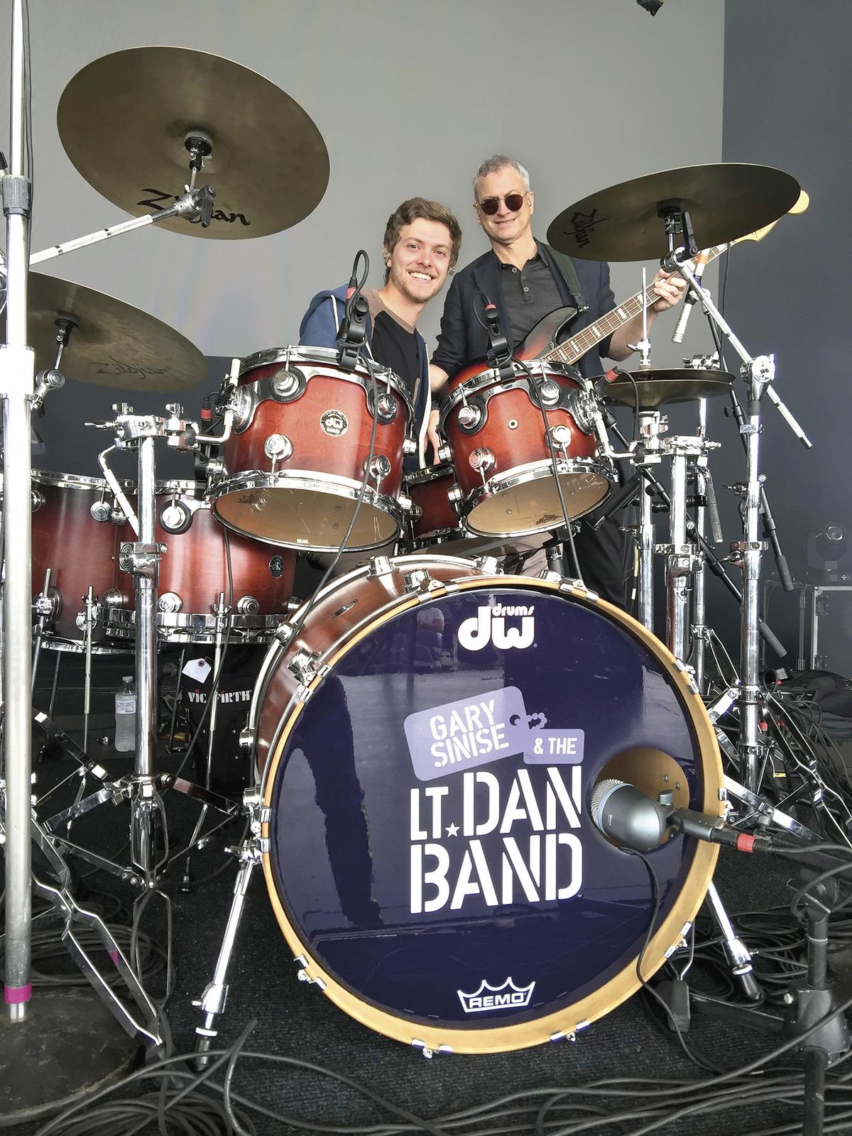 Mac Sinise was passionate about the foundation’s mission and served as the assistant manager of education and outreach. He was an excellent drummer and would sometimes substitute for the Lt. Dan Band’s regular drummer. (Courtesy of Gary Sinise Foundation)