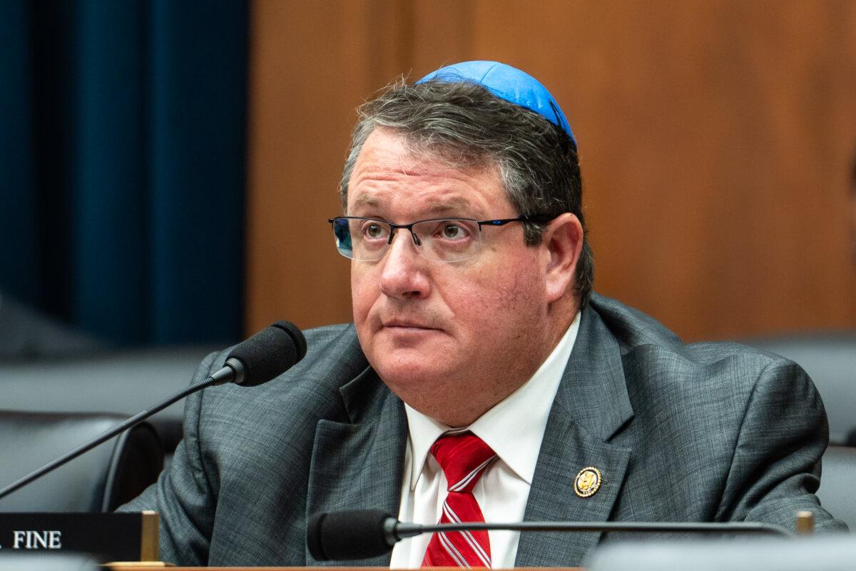 Rep. Randy Fine attends a hearing in Washington on July 22, 2025. (Madalina Kilroy/The Epoch Times)