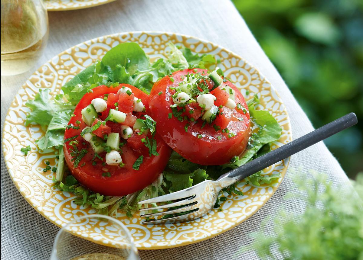 A Fresh Take on Summer Tomato Salad