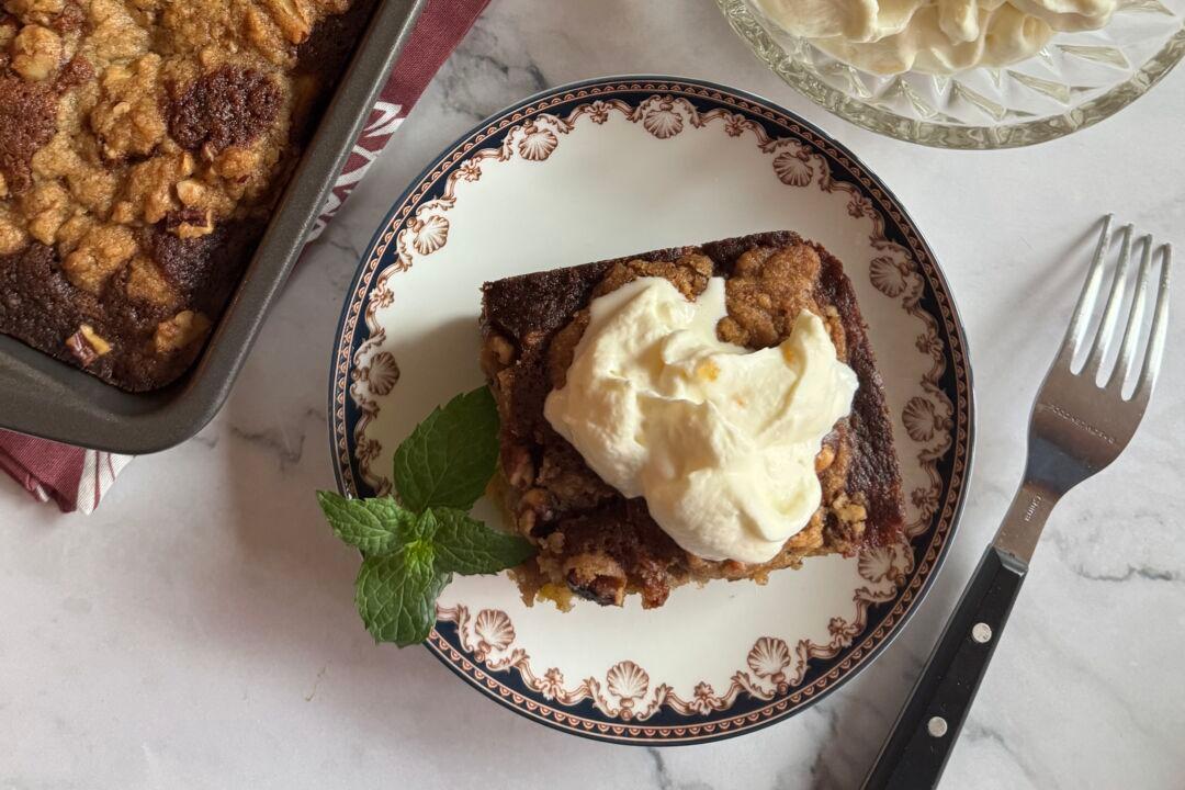Have a Lot of Summer Peaches? Make Peach Pecan Cardamom Cake!