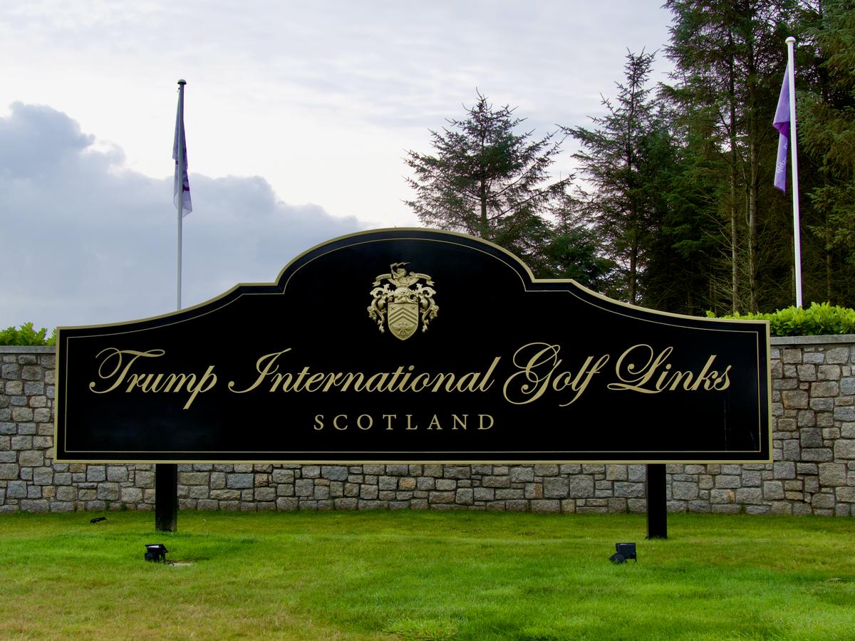 Trump Celebrates Grand Opening of New Golf Course in Scotland