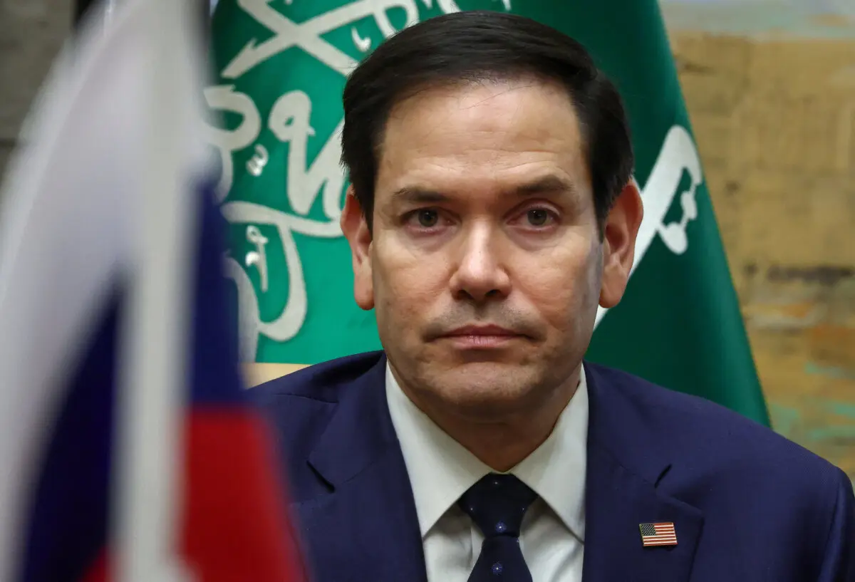 Saudi Crown Prince Pledges $1 Trillion Investment in US During Meeting With Trump | USNN World News U.S. Secretary of State Marco Rubio at Diriyah Palace, in Riyadh, Saudi Arabia, on Feb. 18, 2025. (Evelyn Hockstein/Reuters)