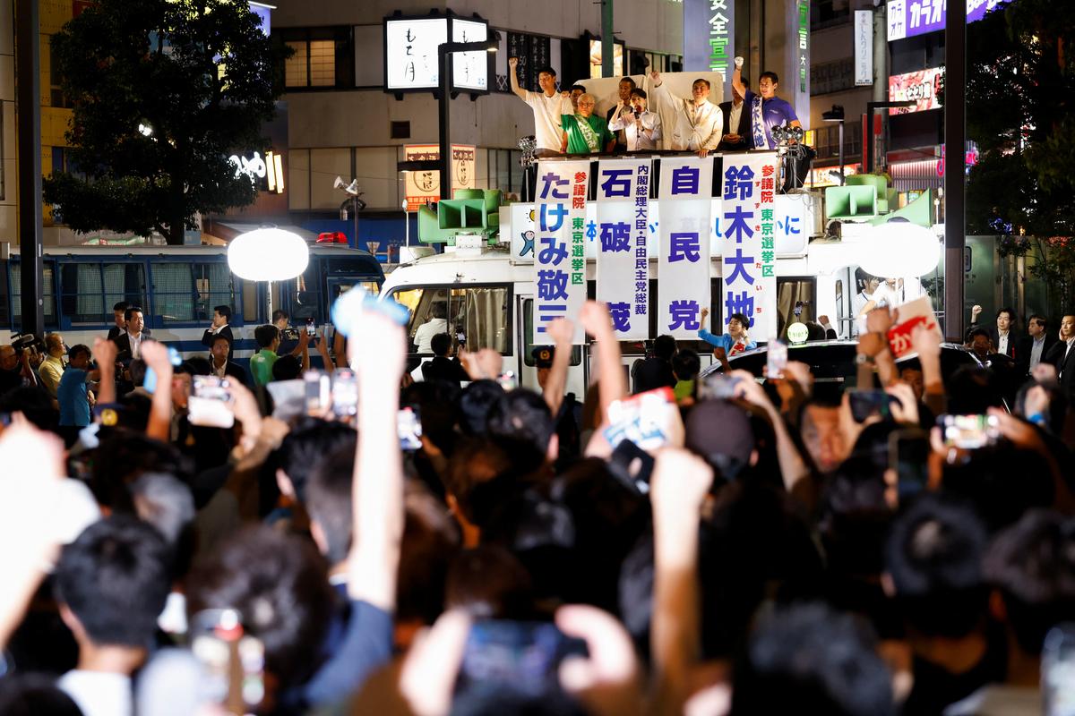 Japan’s Ruling Coalition Projected to Lose Control of Upper House: Exit Polls