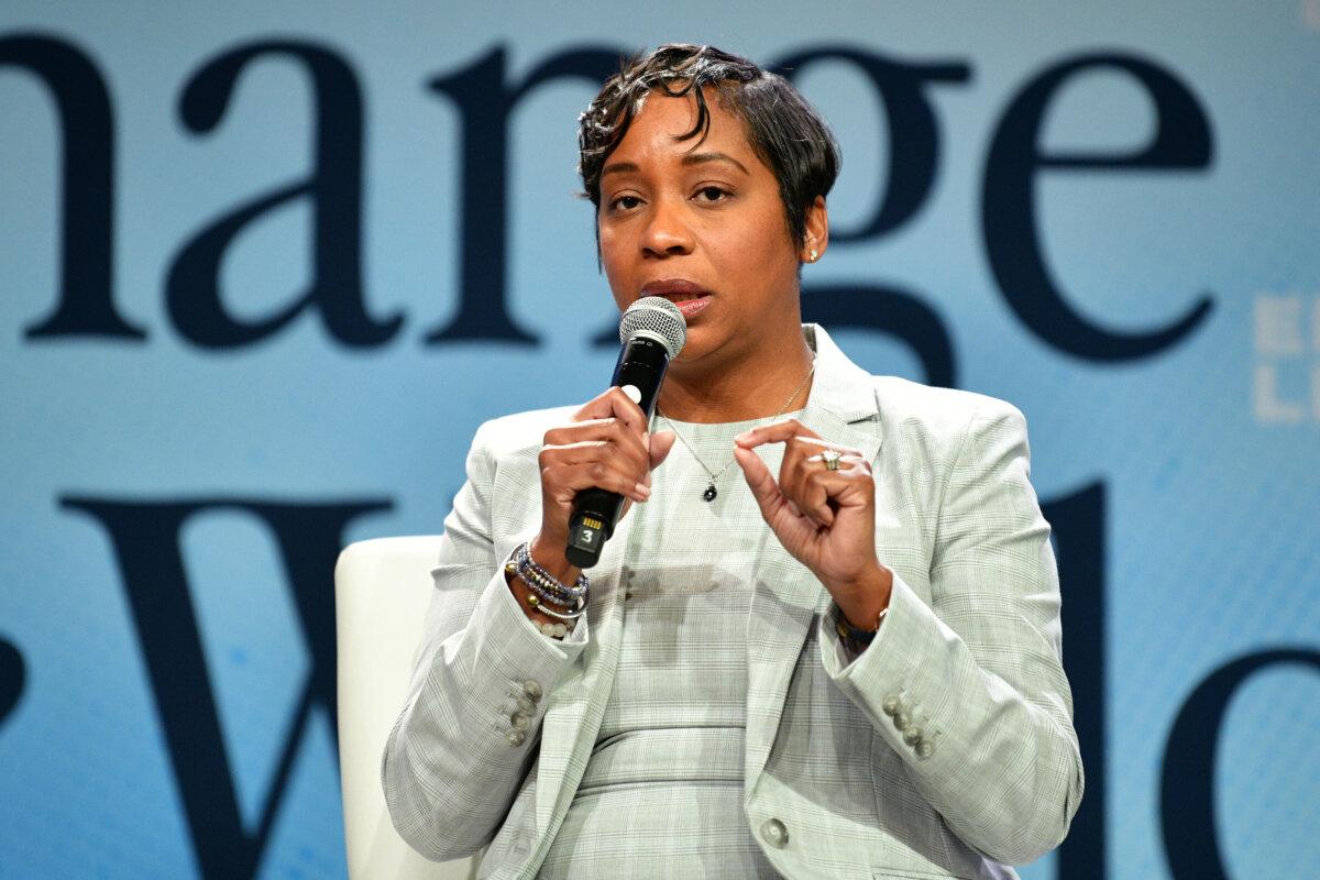 Attorney General of Massachusetts Andrea Joy Campbell speaks onstage during EMILYs List's 2023 Pre-Oscars Breakfast at The Beverly Hilton in Beverly Hills, Calif., on March 7, 2023. (Araya oheny/Getty Images for EMILYs List)