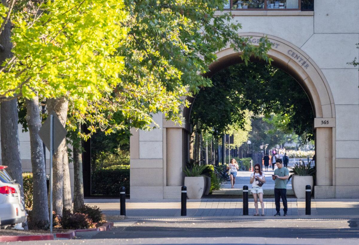 Stanford University in Palo Alto, Calif., on July 31, 2025. (John Fredricks/The Epoch Times)