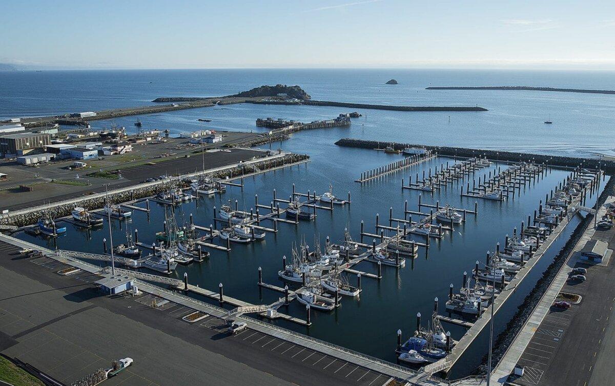 The full extent of damage to the harbor in Crescent City, Calif., after the tsunami is difficult to assess on July 30, 2025, according to local officials. (Crescent City Harbor)