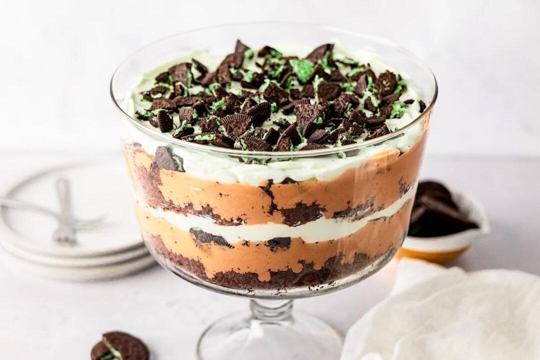 Chocolate Mint Trifle