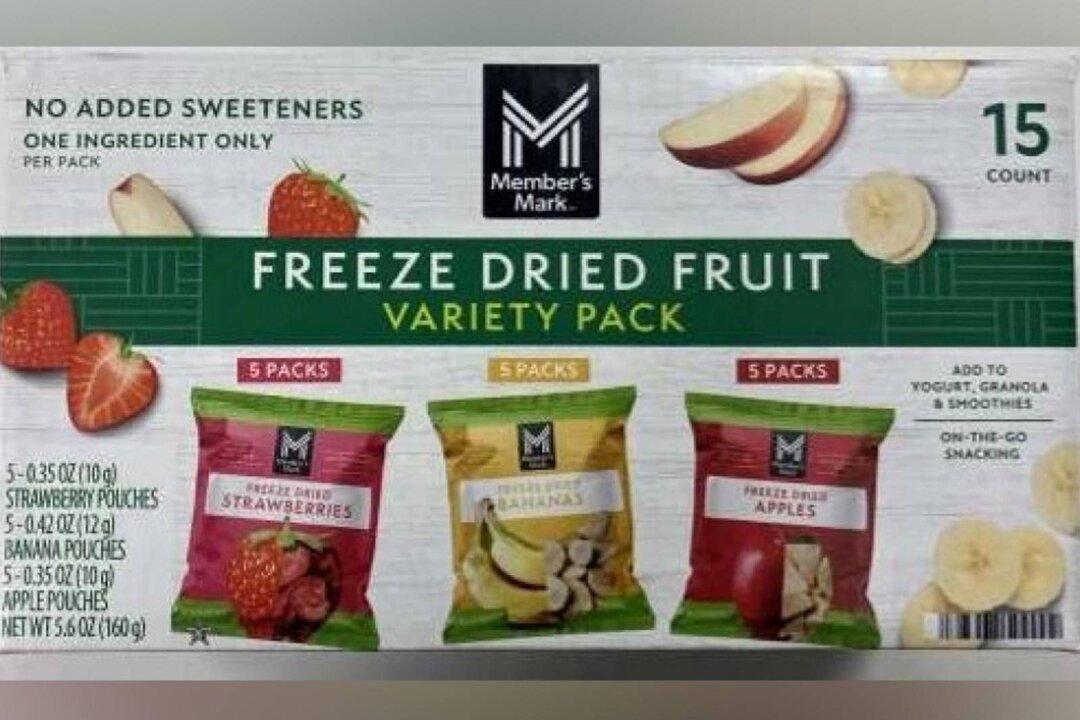 Freeze-Dried Fruit Sold at Sam’s Club Stores Recalled Nationwide