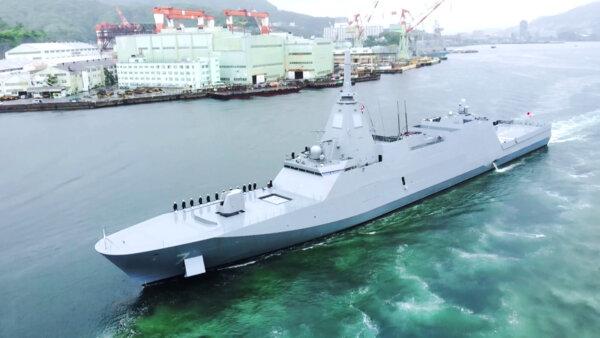 The upgraded Mogami-class frigate built by Mitsubishi Heavy Industries (MHI). (Australian Department of Defense)