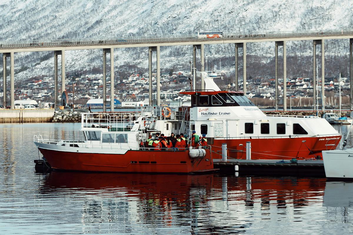 Tromso is a popular fishing destination, with opportunities for both sea fishing and freshwater fishing. The Arctic waters are rich in species such as cod, halibut, haddock, and coalfish. (Efrem Efre/Pexels)