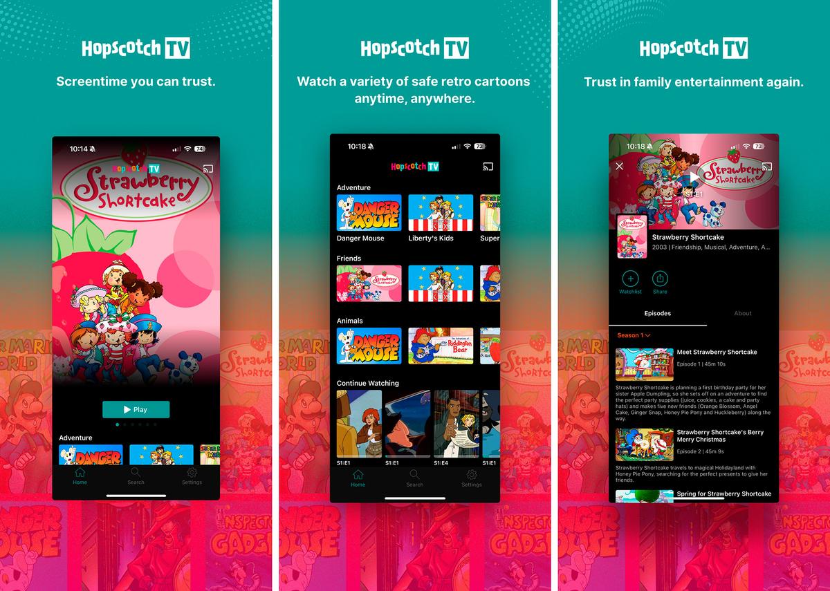 Harvilicz said the mission of Hopscotch TV is to be a space where families can enjoy classic cartoons and "fresh, meaningful content." (Courtesy of Hopscotch TV)
