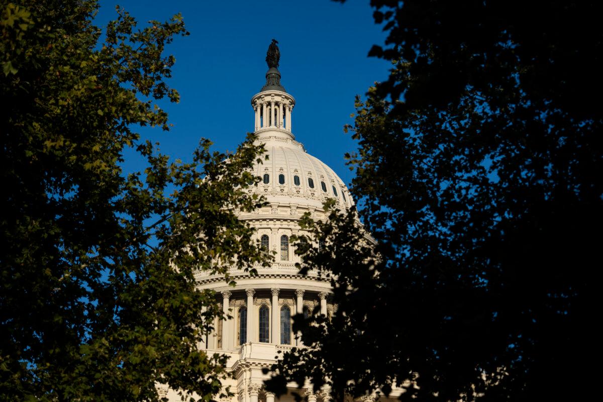The U.S. Capitol on Aug. 8, 2025. (Madalina Kilroy/The Epoch Times)
