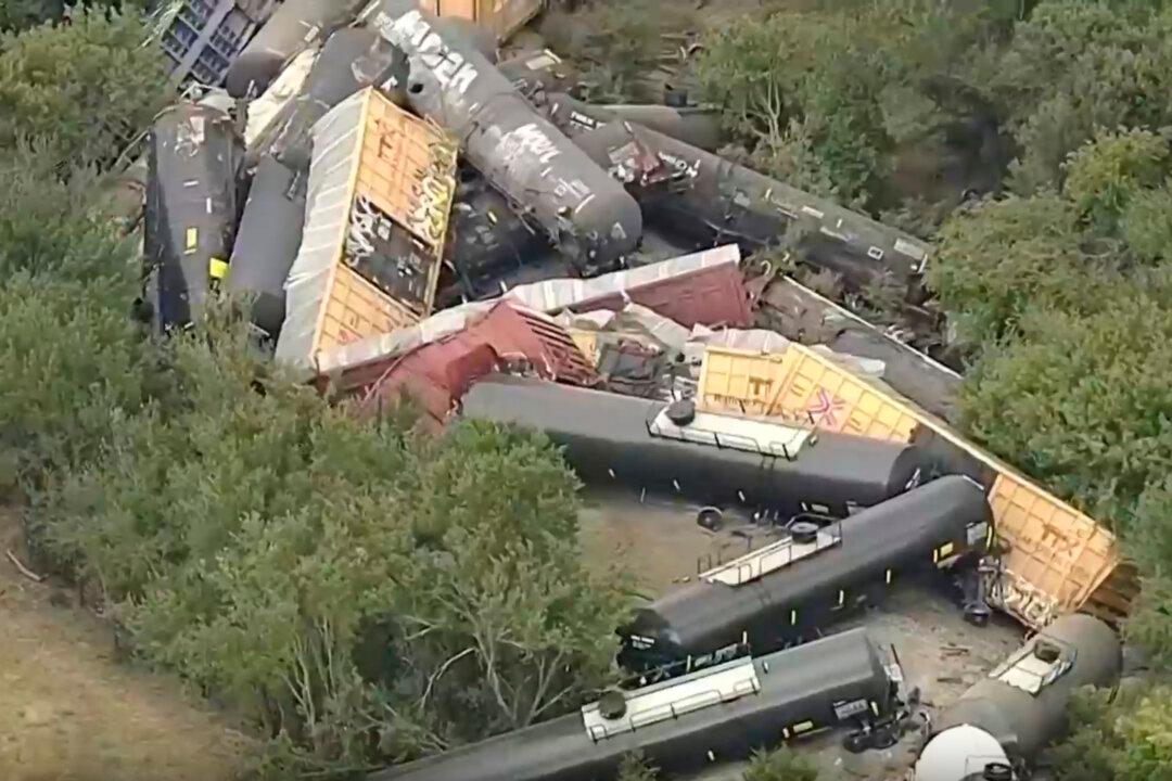 35 Union Pacific Train Cars Derail Near Texas Town