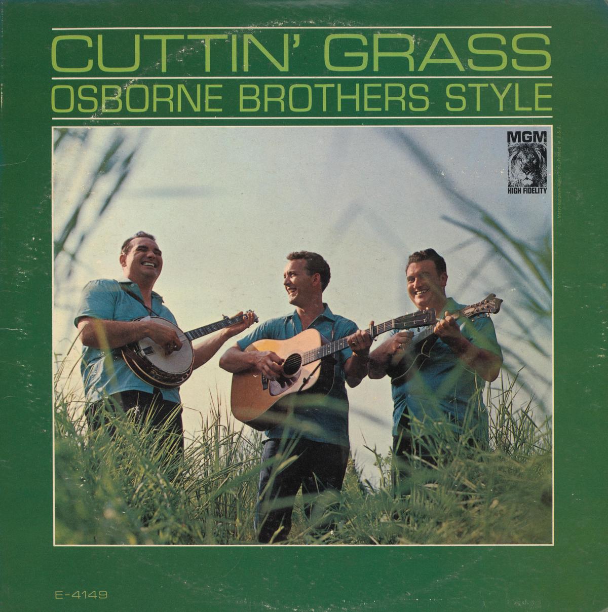 Cover of The Osborne Brothers' 1963 album,"Cuttin' Grass Osborne Brothers Style." (Public Domain)