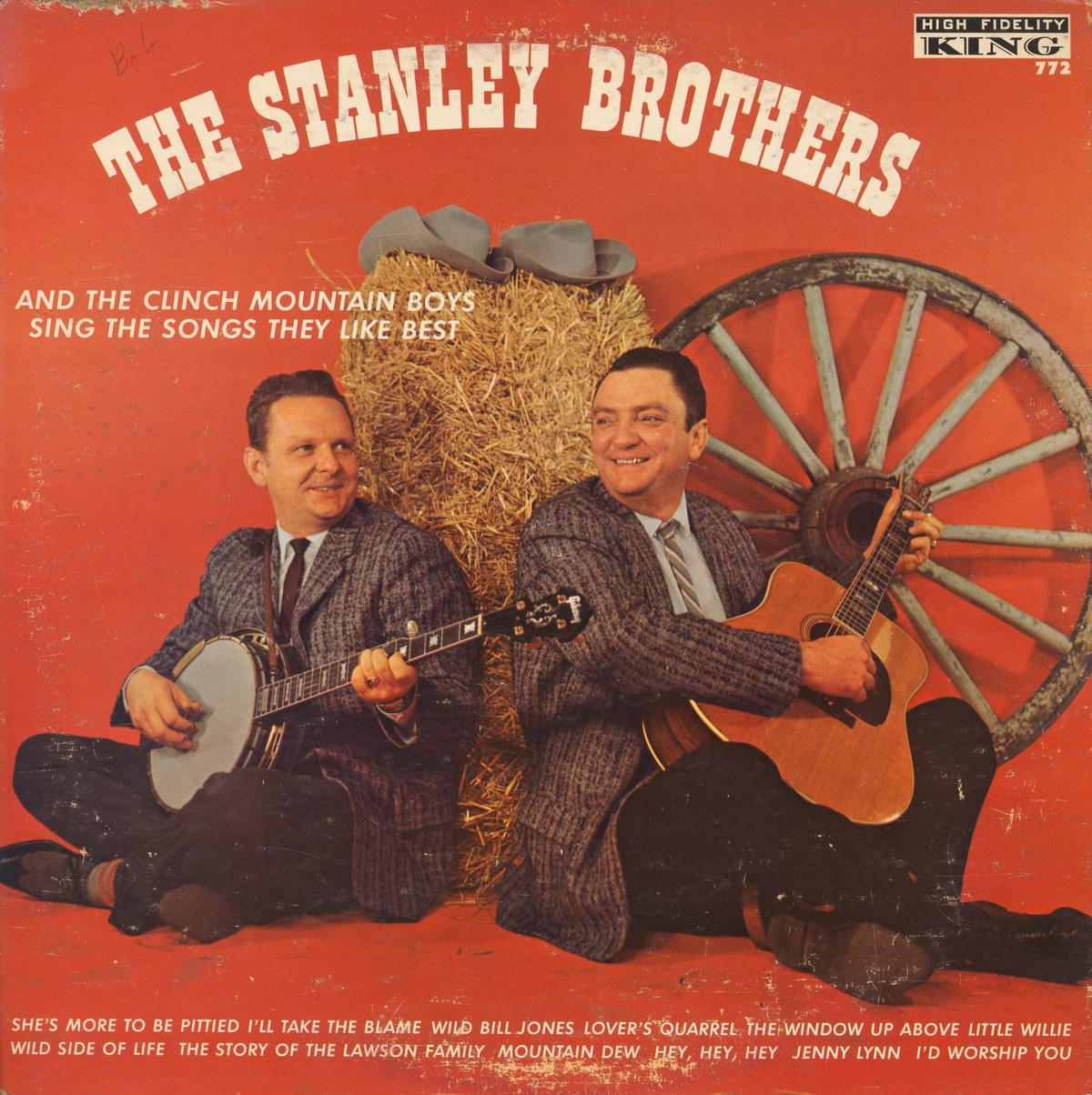 Cover of The Stanley Brothers and The Clinch Mountain Boys 1975 album "Sing The Songs They Like Best." Internet Archive. (Public Domain)