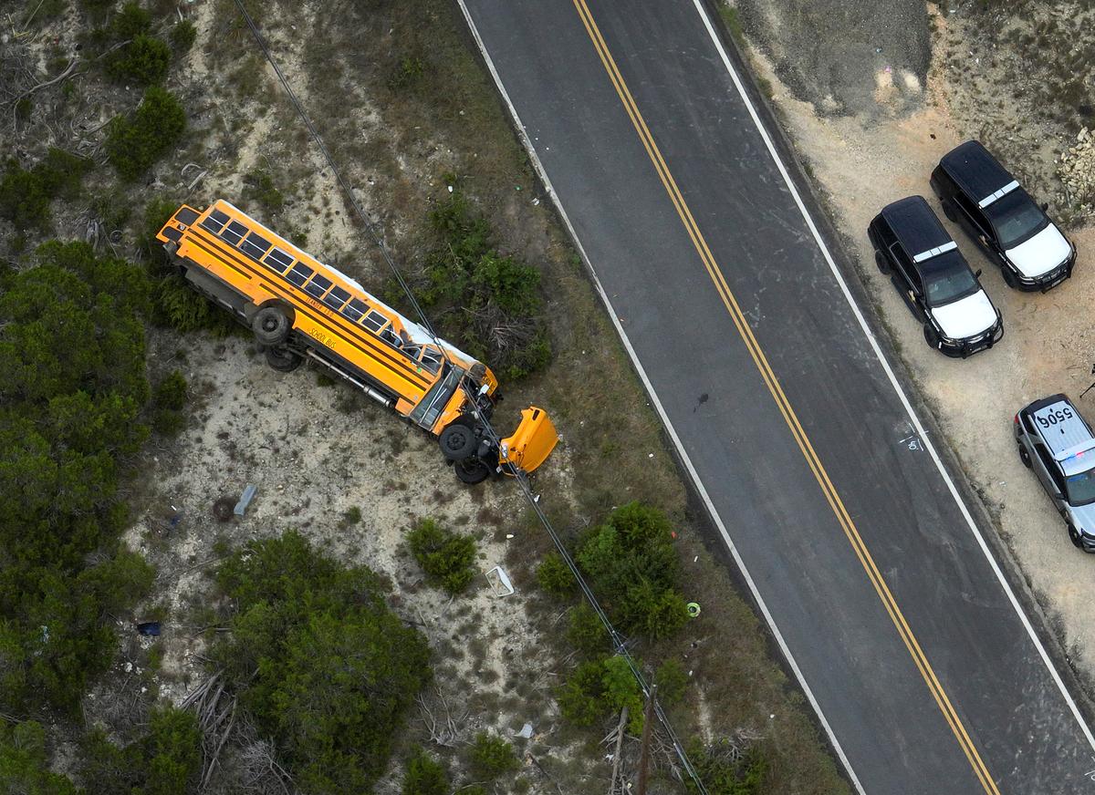 Multiple Texas Students Injured in School Bus Rollover Crash on First Day of Class