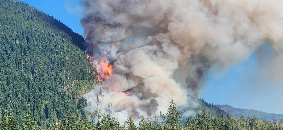 Air Quality Warnings Expand as Wildfire Burns on South-Central Vancouver Island
