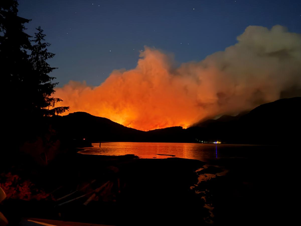 Significant Amount of Rainfall Slows the Spread of Wildfires on Vancouver Island