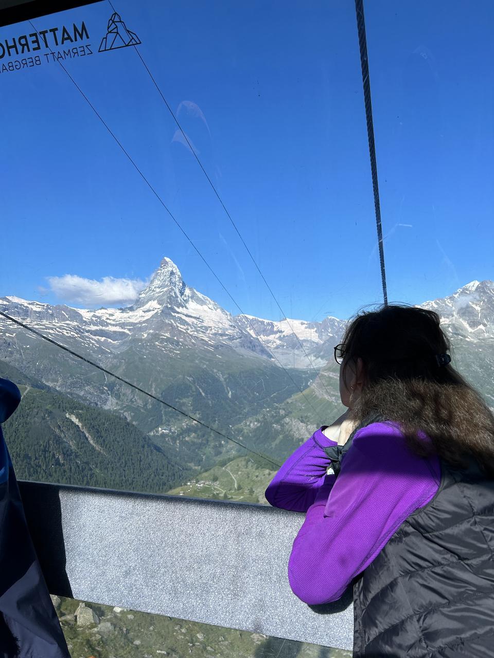 The Matterhorn could be seen from the gondola going up the mountain. (Jonathan Thomas/TNS)