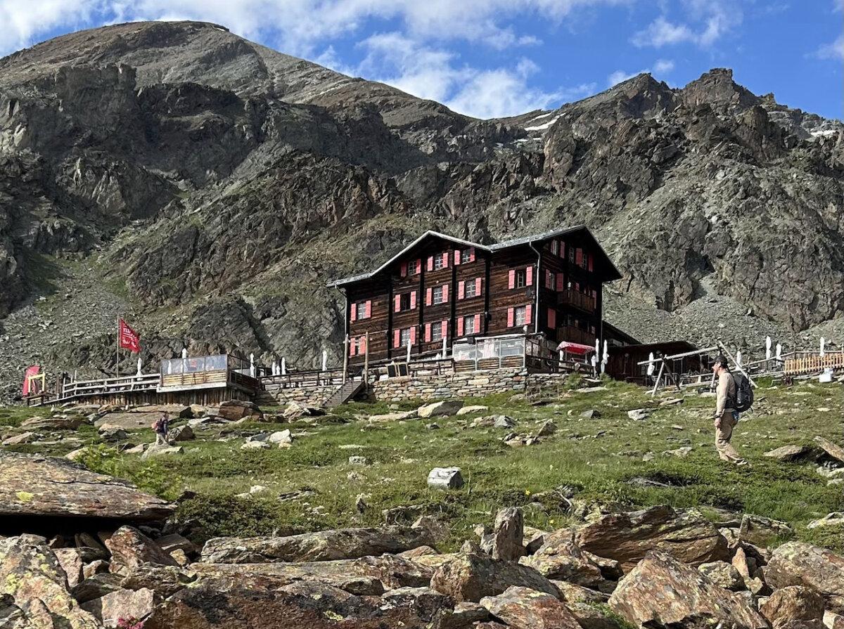 The Fluhalp Mountain Hut and Restaurant can hold more than 60 guests per night. (Colleen Thomas/TNS)