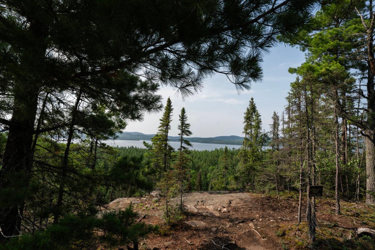This is the view of Gunflint Lake from Lookout Point in Grand Marais, Minn. (Richard Tsong-Taatarii/The Minnesota Star Tribune/TNS)