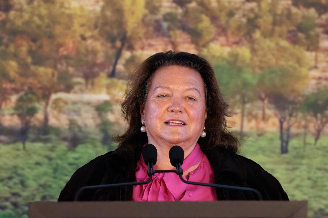 Net Zero Policy Damages Farming and Raises Food Prices, Gina Rinehart Says