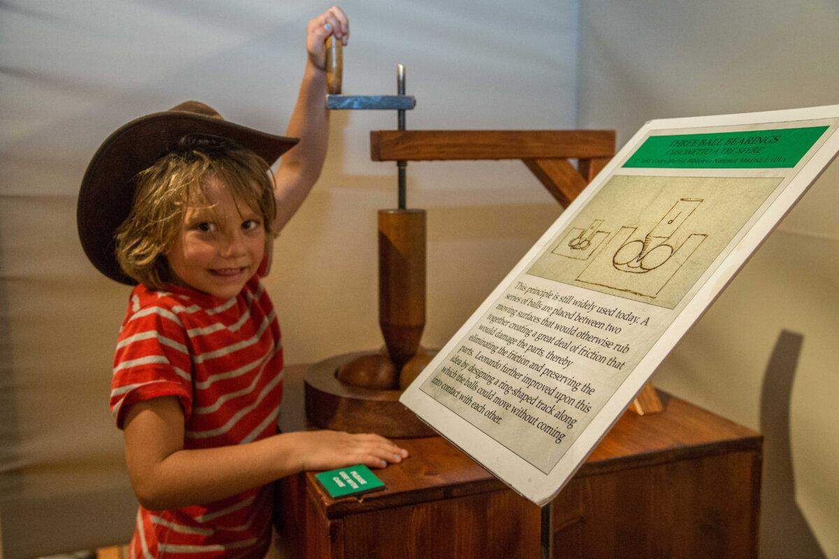 The exhibit is exciting for young and old. (Courtesy of Tom Rizzo, the Artisans of Florence)