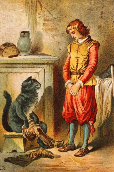 A "Puss in Boots" illustration by Carl Offterdinger. (Public Domain)