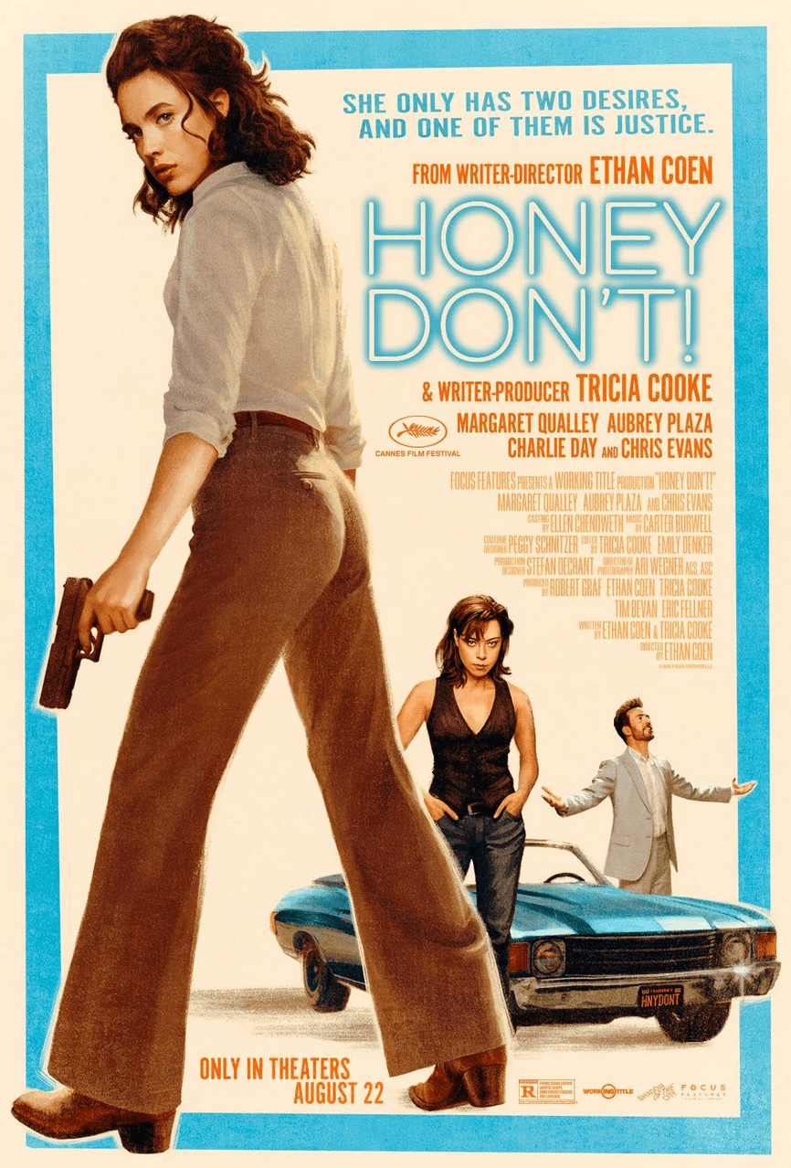 Promotional poster for "Honey, Don't!" (Focus Features)