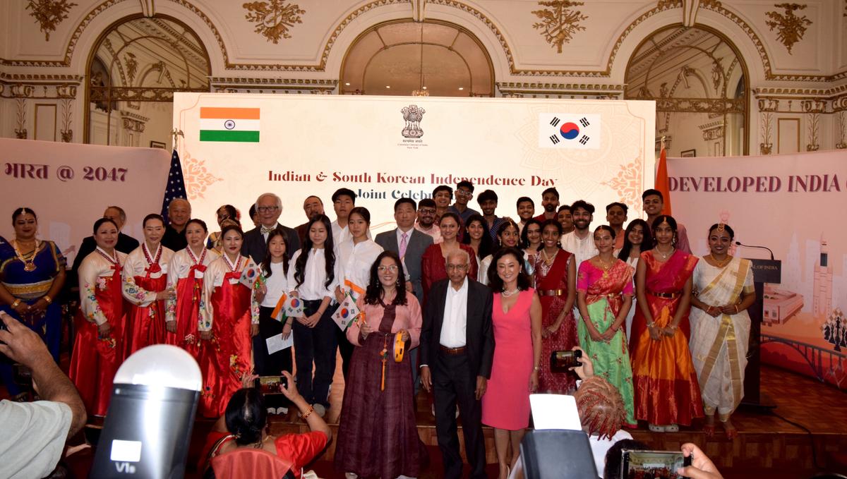 India, South Korea Mark 3rd Joint Independence Day Celebration in New York