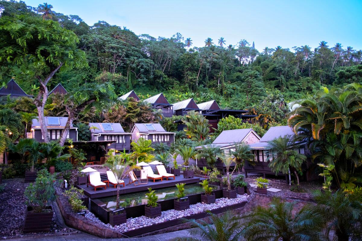 A semi-abandoned farm turned into a revival of Saint Lucia’s cacao industry, now with chocolate shops, a boutique hotel, restaurant, spa, and cacao farm. (Benjamin Myers/TNS)