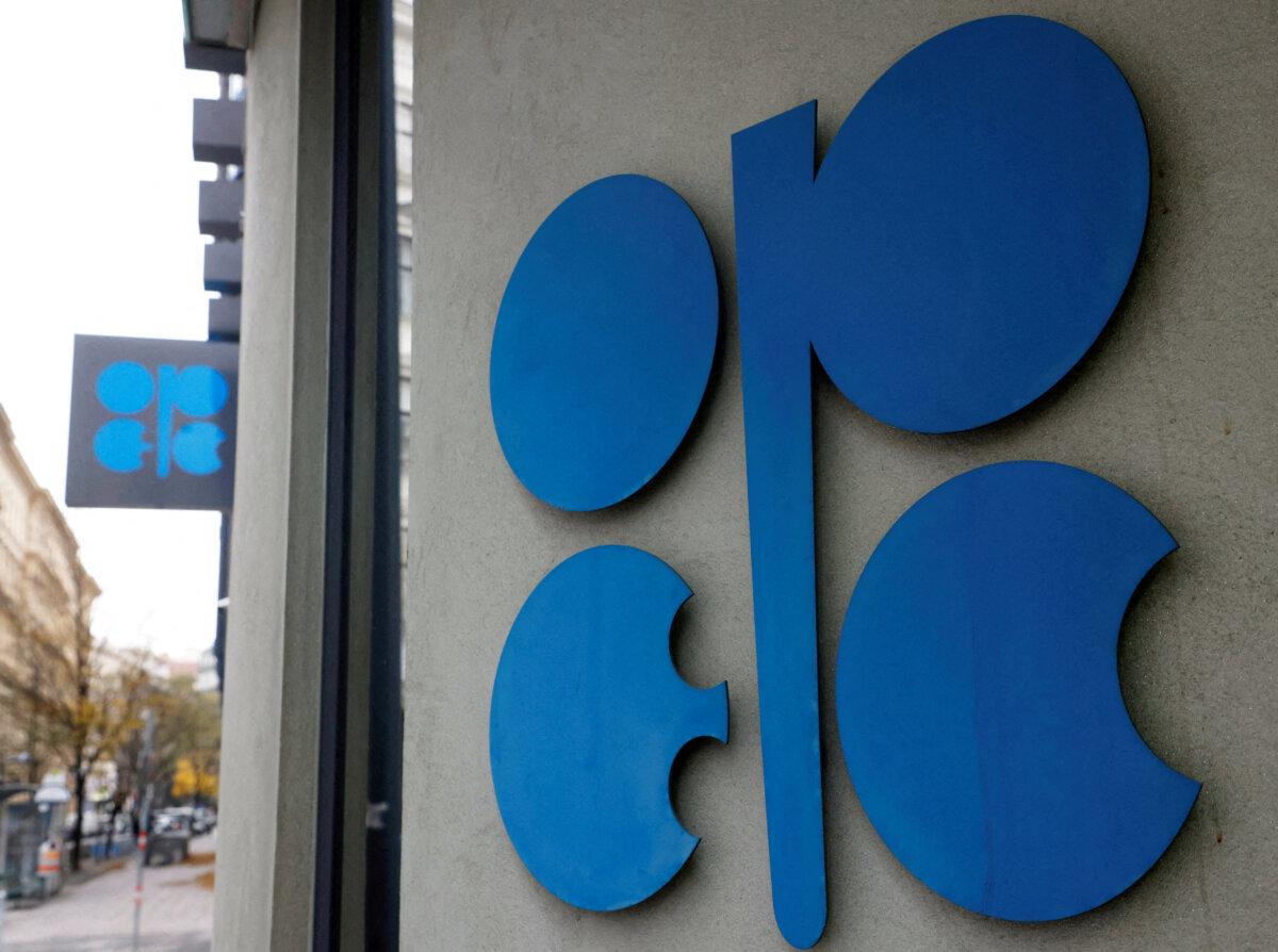 The logo of the Organization of the Petroleum Exporting Countries (OPEC) at its headquarters in Vienna, Austria. (Reuters/Leonhard Foeger)