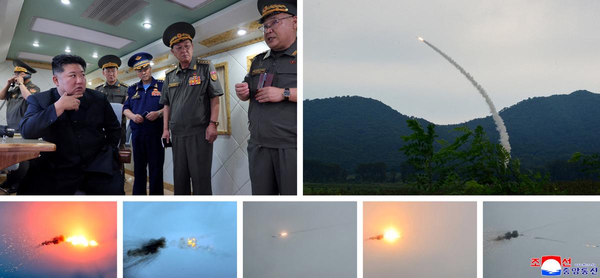 North Korean Leader Kim Oversees Firing of New Air Defense Missiles, KCNA Says