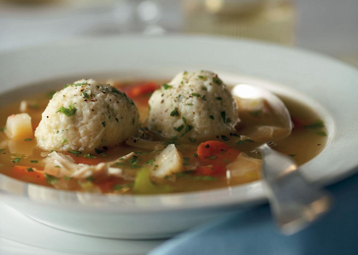 A Jewish New Year Favorite: Chicken Soup With Herbed Matzo Balls