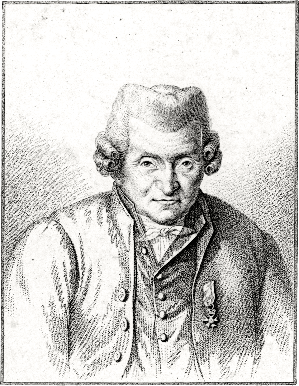A portrait of André Morellet, 1822, by A.B. Massol. Lithograph. 8 3/5 inches by 5 11/12 inches. National Library of France, Paris. (Public Domain)