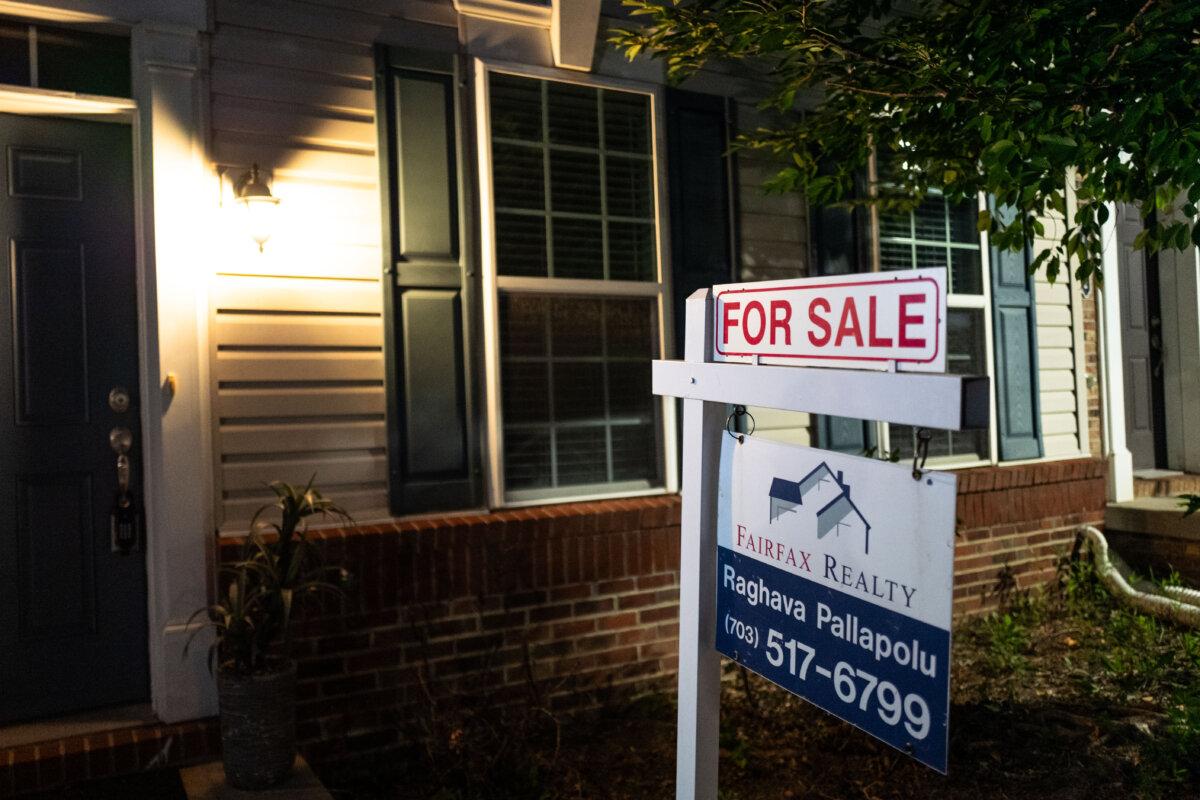 Property for sale in Elkridge, Md., on Sept. 2, 2025. (Madalina Kilroy/The Epoch Times)