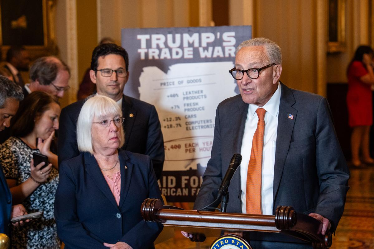 Schumer Threatens to ‘Force’ a Senate Vote on Repealing Trump’s Tariffs