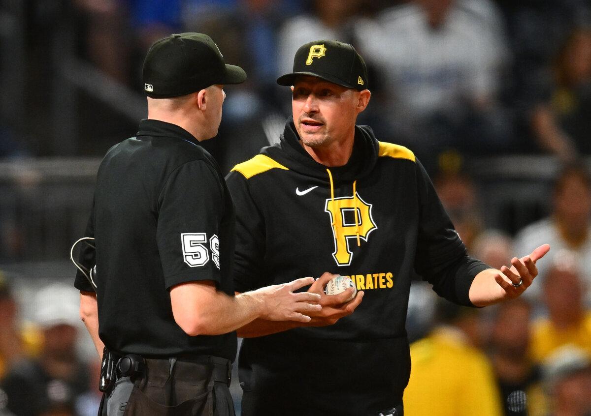 Pirates’ Rookie Manager Don Kelly Earning Contract Extension for 2026 as Club Stays Competitive 2 Manager Don Kelly (12) of the Pittsburgh Pirates argues a call with umpire Nic Lentz (59) during the seventh inning against the Los Angeles Dodgers at PNC Park in Pittsburgh, Pa., on Sept. 2, 2025. (Joe Sargent/Getty Images)