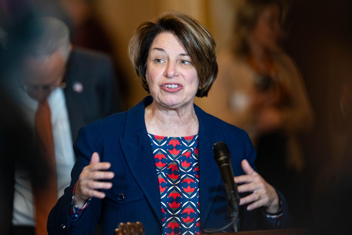 Klobuchar ‘Seriously Considering’ Run for Minnesota Governor After Walz Exit