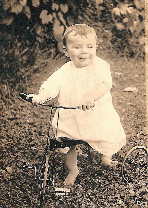 Peterburs at 8 months old, on July 25, 1925. (Courtesy of Joseph Peterburs)