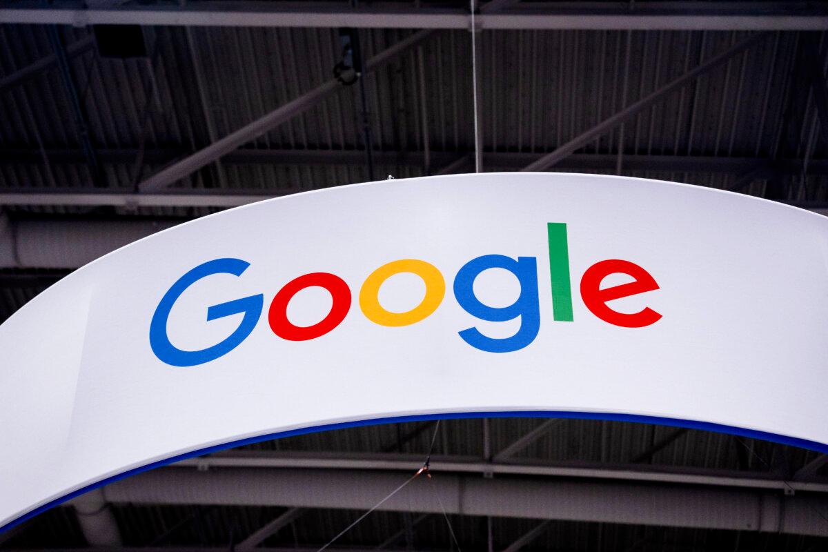 Google at the AI+Expo Special Competitive Studies Project in Washington on June 2, 2025. (Madalina Vasiliu/The Epoch Times)