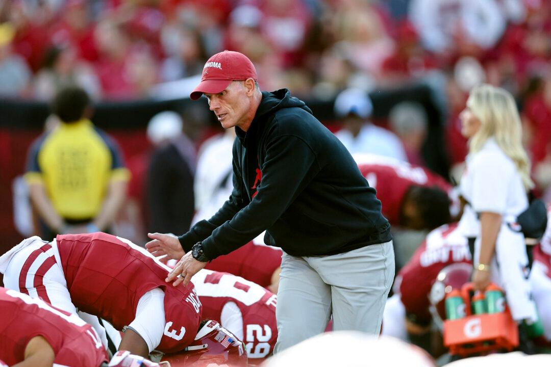 Oklahoma Coach Admits Embarrassment Amid Rise to No. 13, Win Over Michigan
