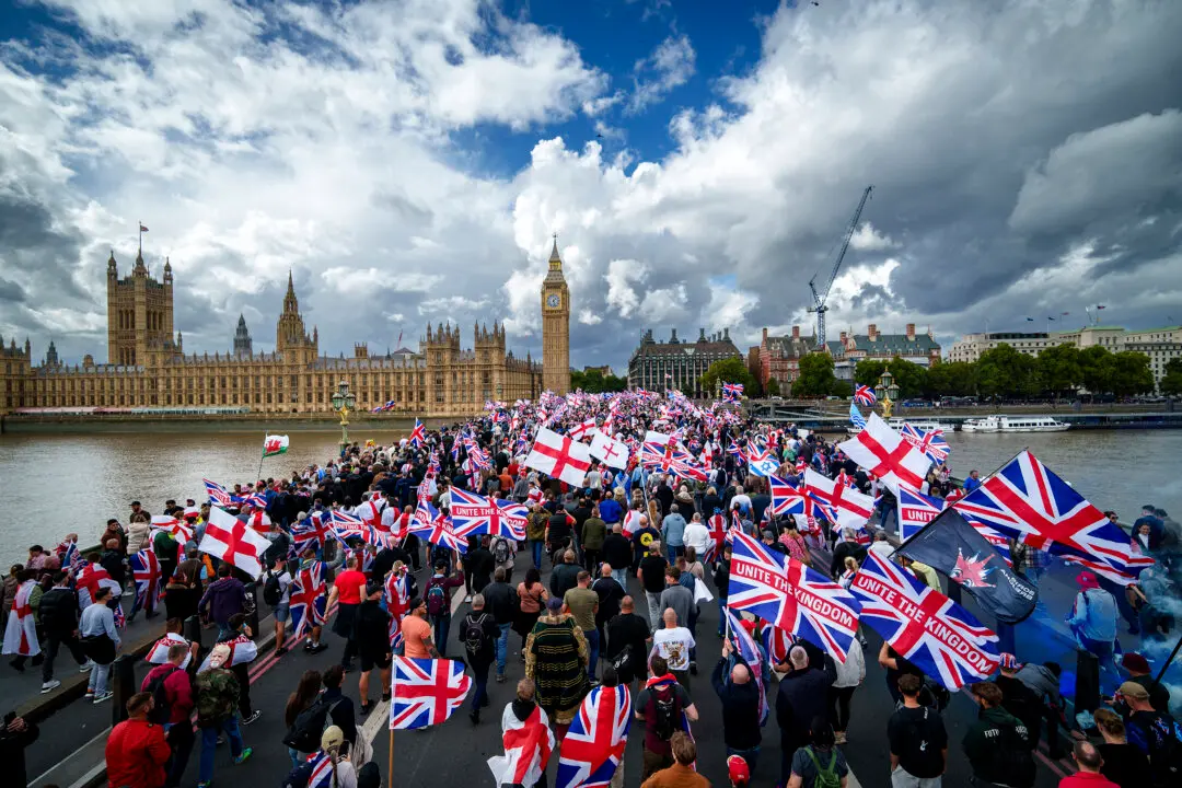 LIVE NOW: ‘Unite the Kingdom’ Holds Rally and March in Central London