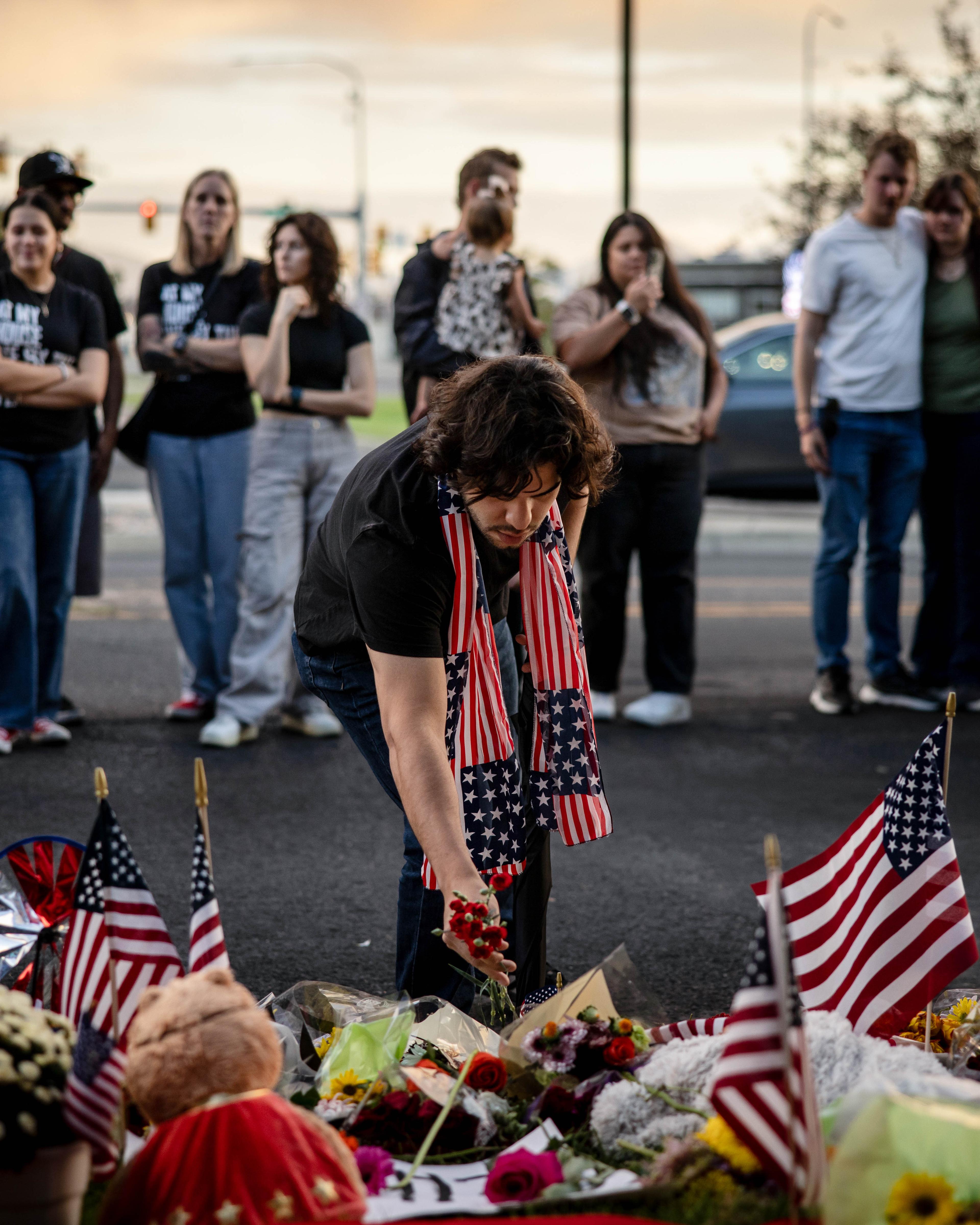 America in Photos: Charlie Kirk Mourning, 9/11 Commemoration, and Protest at the Missouri Capitol