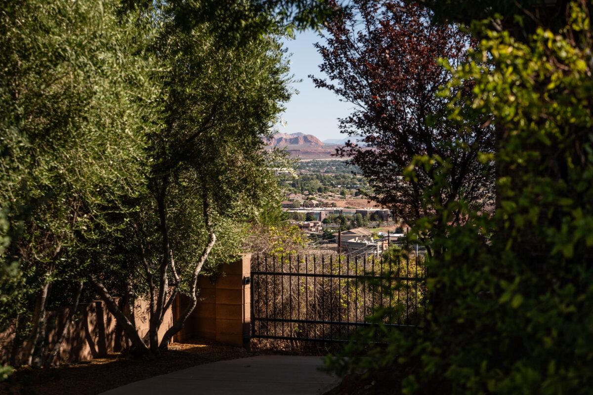 A view of St. George, the seat of Washington County, Utah, on Sept. 14, 2025. (Madalina Kilroy/The Epoch Times)