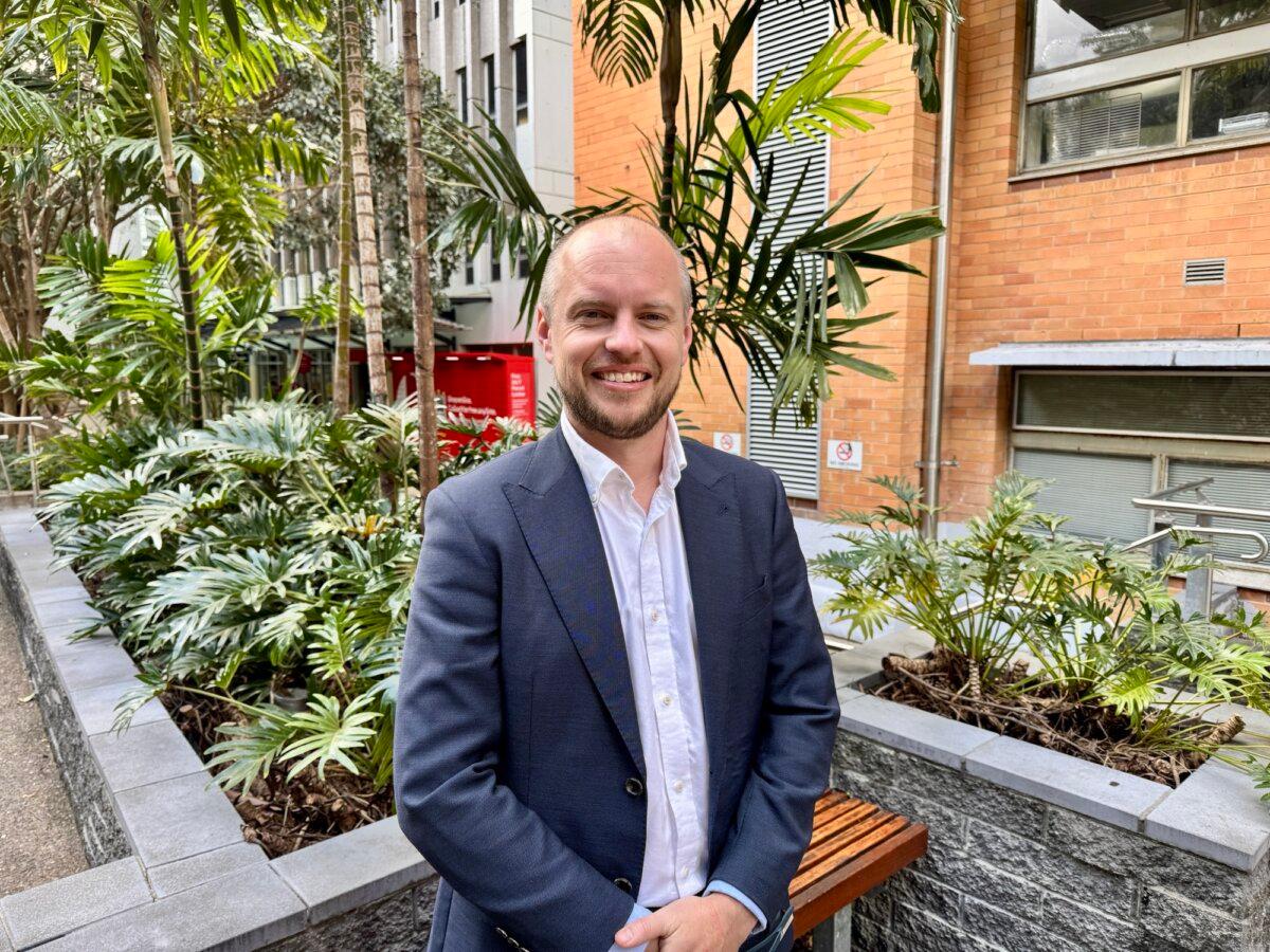 Principal Kenneth Crowther of the St John Henry Newman College in Brisbane, Australia on Sept. 6, 2025. (Daniel Y. Teng/The Epoch Times)