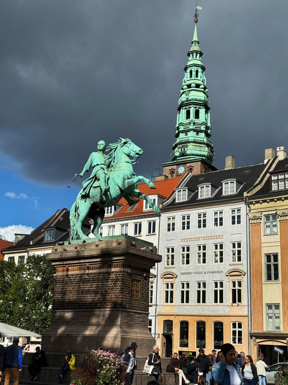 The polular Hojbro Plads (High Bridge Square) in central Copenhagen. (Alan Behr/TNS)