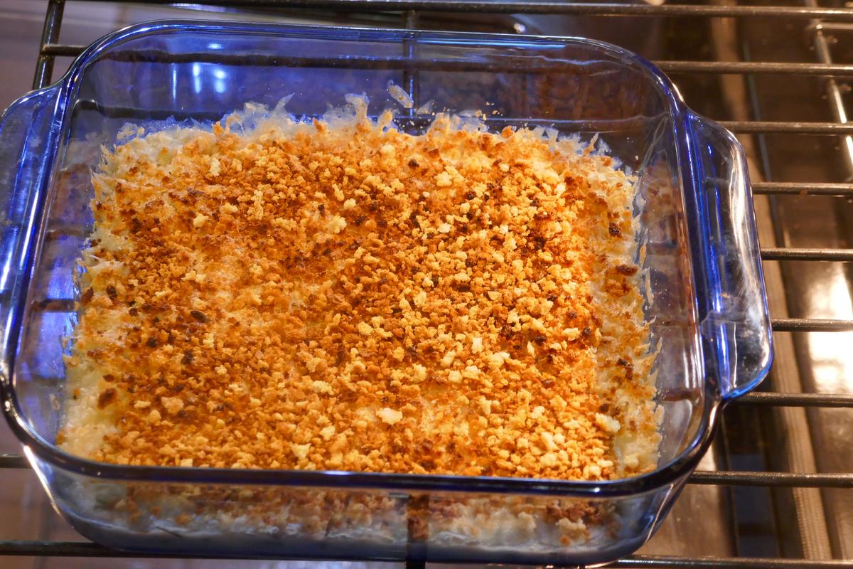 Creamy Bean and Herb Gratin